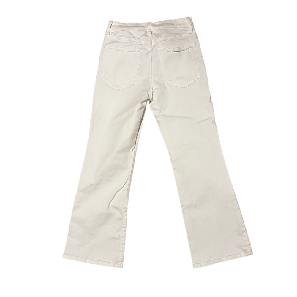 Cropped White Bootcut Jeans Banana Republic Sz 27 - Picture 5 of 9